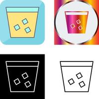 Unique Double Shot Icon Design vector