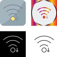 Unique WiFi Sign Icon Design vector