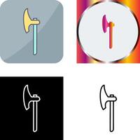 Unique Axe Icon Design vector