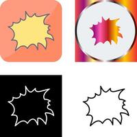 Unique Explosion Icon Design vector