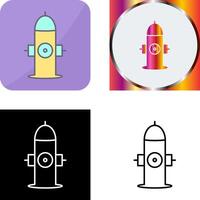 Unique Hydrant Icon Design vector