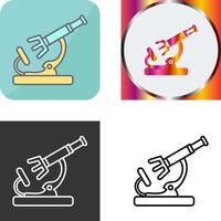 Microscope Icon Design vector