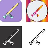 Baton Icon Design vector