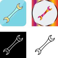 Spanner Icon Design vector