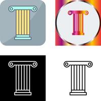 Pillar Icon Design vector