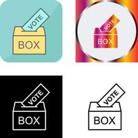 Giing Vote Icon Design vector