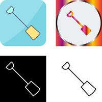 Hand Shovel Icon Design vector