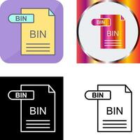 BIN Icon Design vector