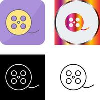 Reel Icon Design vector