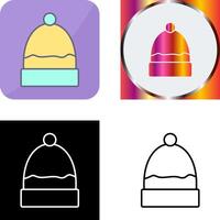 Warm Cap Icon Design vector