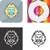 Lion Icon Design vector