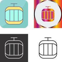 Cable Car Icon Design vector