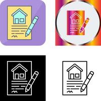 Contract Icon Design vector