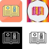 Medical Book Icon Design vector