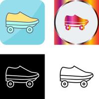 diseño de icono de patines vector