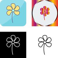 Small flowers Icon Design vector