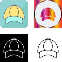 P Cap Icon Design vector