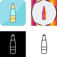 Beer Bottle Icon Design vector