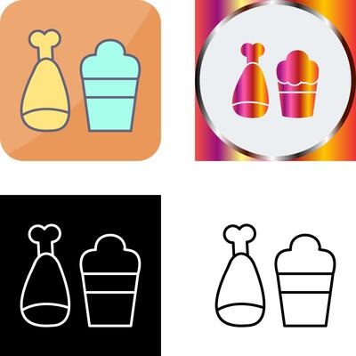Food and Beer Icon Design