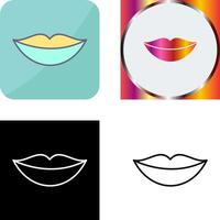 Lips Icon Design vector