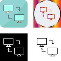Sharing Systems Icon Design vector