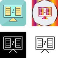 File Sharing Icon Design vector