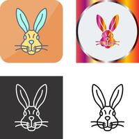Rabbit Icon Design vector