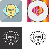 diseño de icono de perro vector