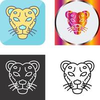 Cheetah Icon Design vector