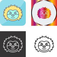 Sloth Icon Design vector