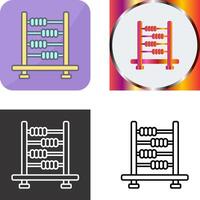 Abacus Icon Design vector