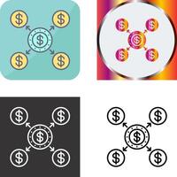 Distribution Icon Design vector