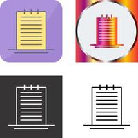 Notes Icon Design vector