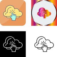 Cloud Computing Icon Design vector