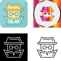 Hacker Icon Design vector