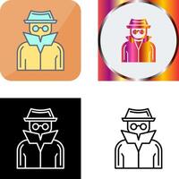 Spy Icon Design vector