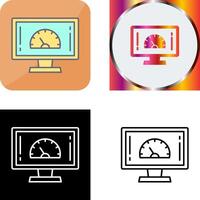 Speed Test Icon Design vector