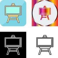 Easel Icon Design vector