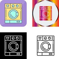 Washing Machine Icon Design vector