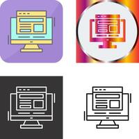 Adaptive Layout Icon Design vector