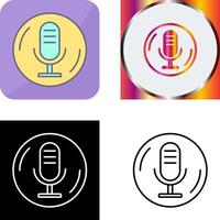 Microphone Icon Design vector