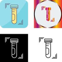 Test Tube Icon Design vector