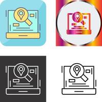 Find Location Icon Design vector