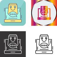 Shopping Feeds Icon Design vector