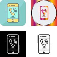 Incoming Call Icon Design vector