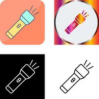 Flashlight Icon Design vector