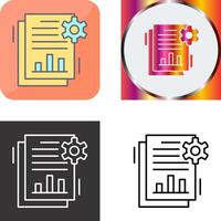 SEO Report Icon Design vector