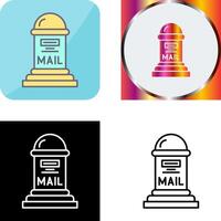 Mail Box Icon Design vector