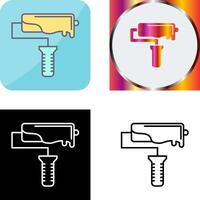 Roller Icon Design vector