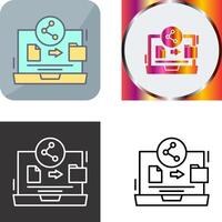 File Share Icon Design vector